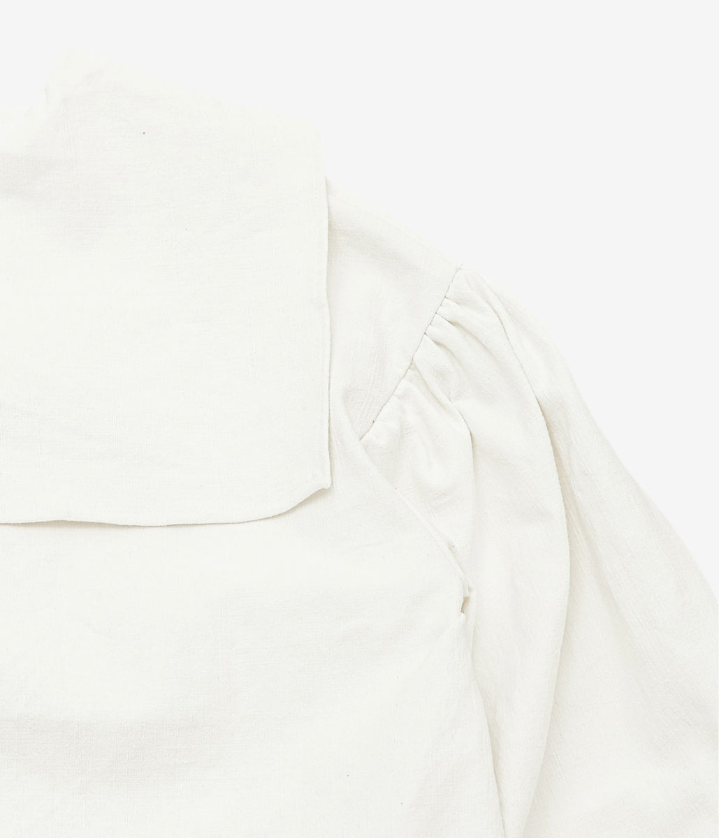 WHITEREAD ''SAILOR COLLAR SHIRT'' (NATURAL)