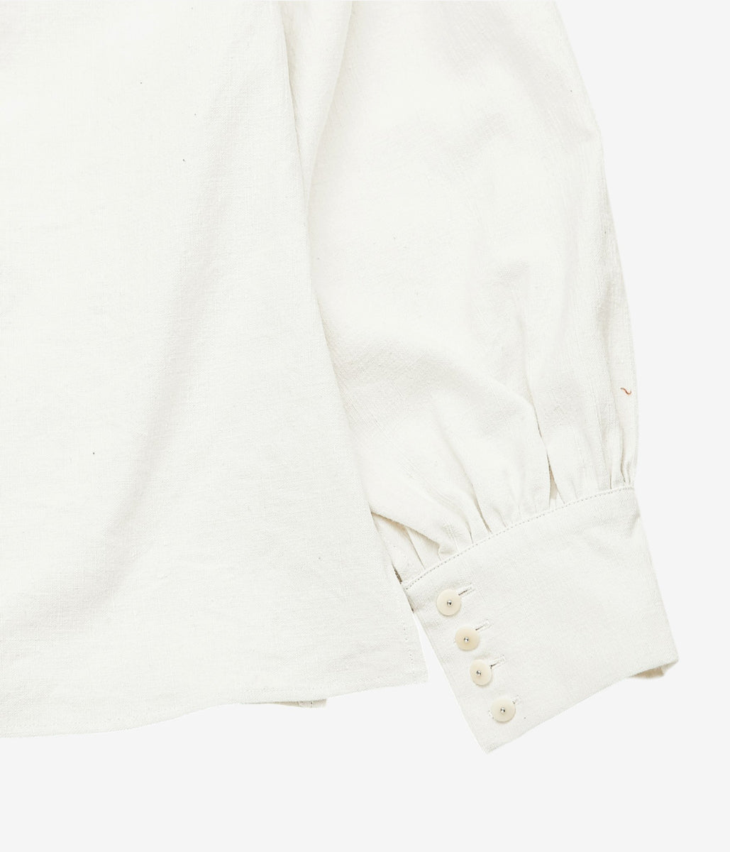 WHITEREAD ''SAILOR COLLAR SHIRT'' (NATURAL)