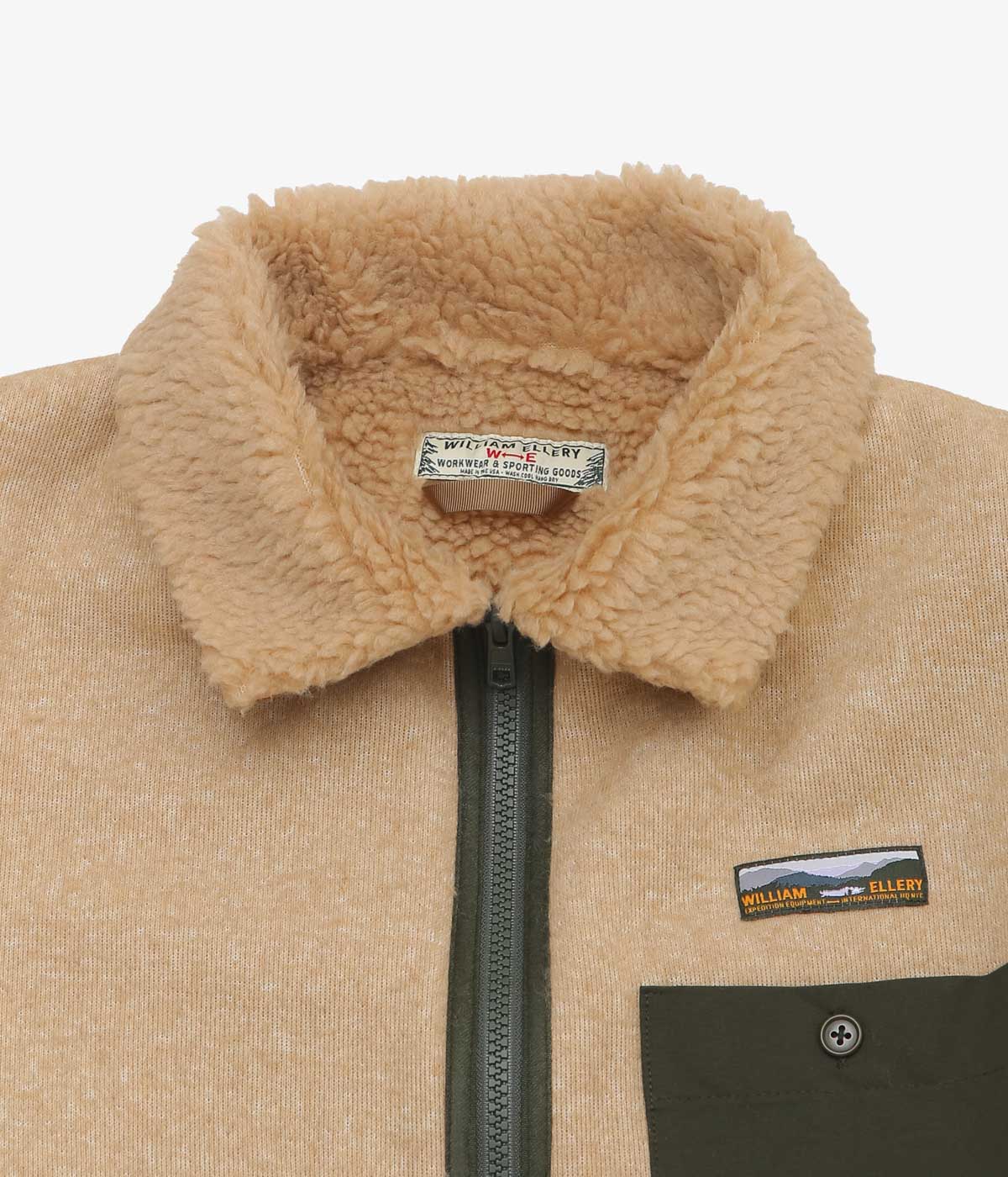 WILLIAM ELLERY ''ARCHIVAL FLEECE PREORDER'' (OLIVE)