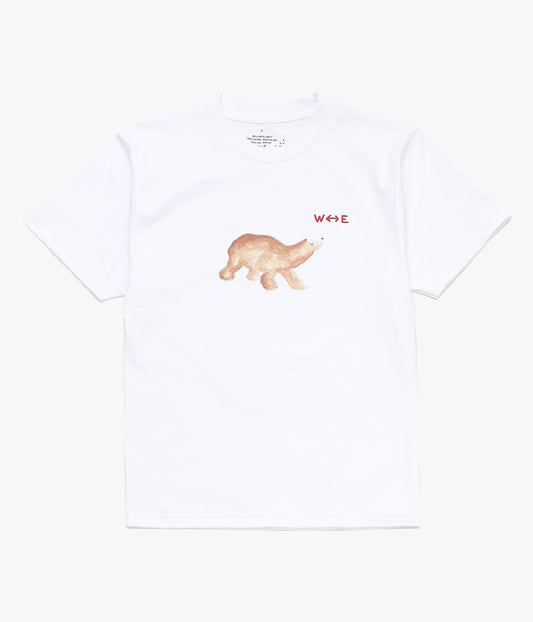 WILLIAM ELLERY ''ARCTIC BEAR TEE'' (WHITE)