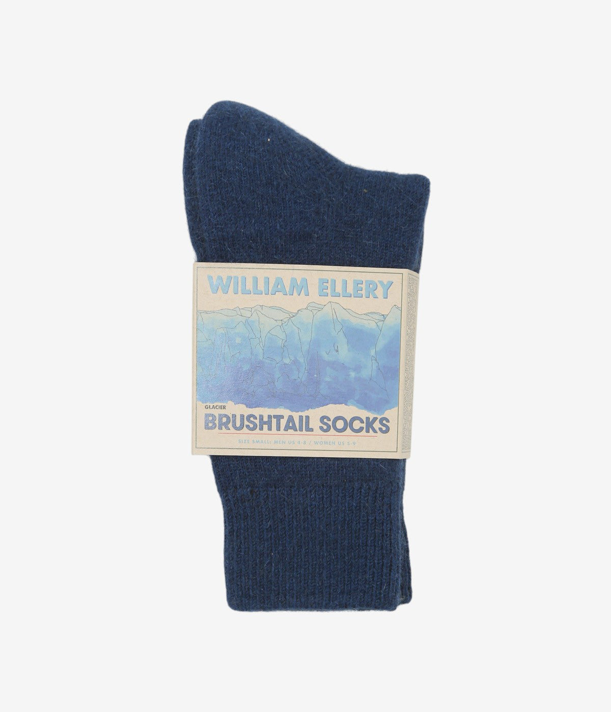 WILLIAM ELLERY ''BRUSH TAIL SOCKS'' (GLACIER)