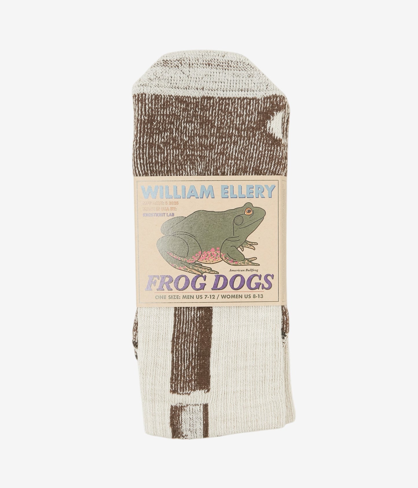 WILLIAM ELLERY ''FROG SOCKS'' (GREY)