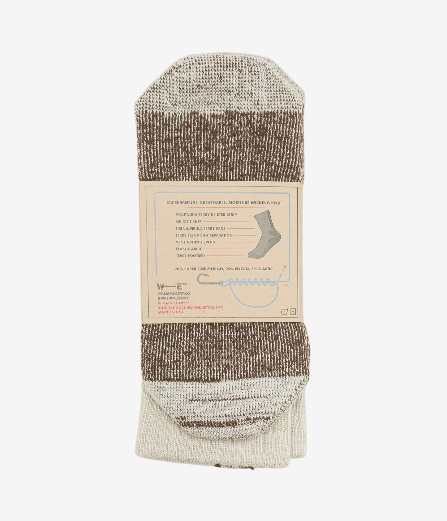 WILLIAM ELLERY ''FROG SOCKS'' (GREY)
