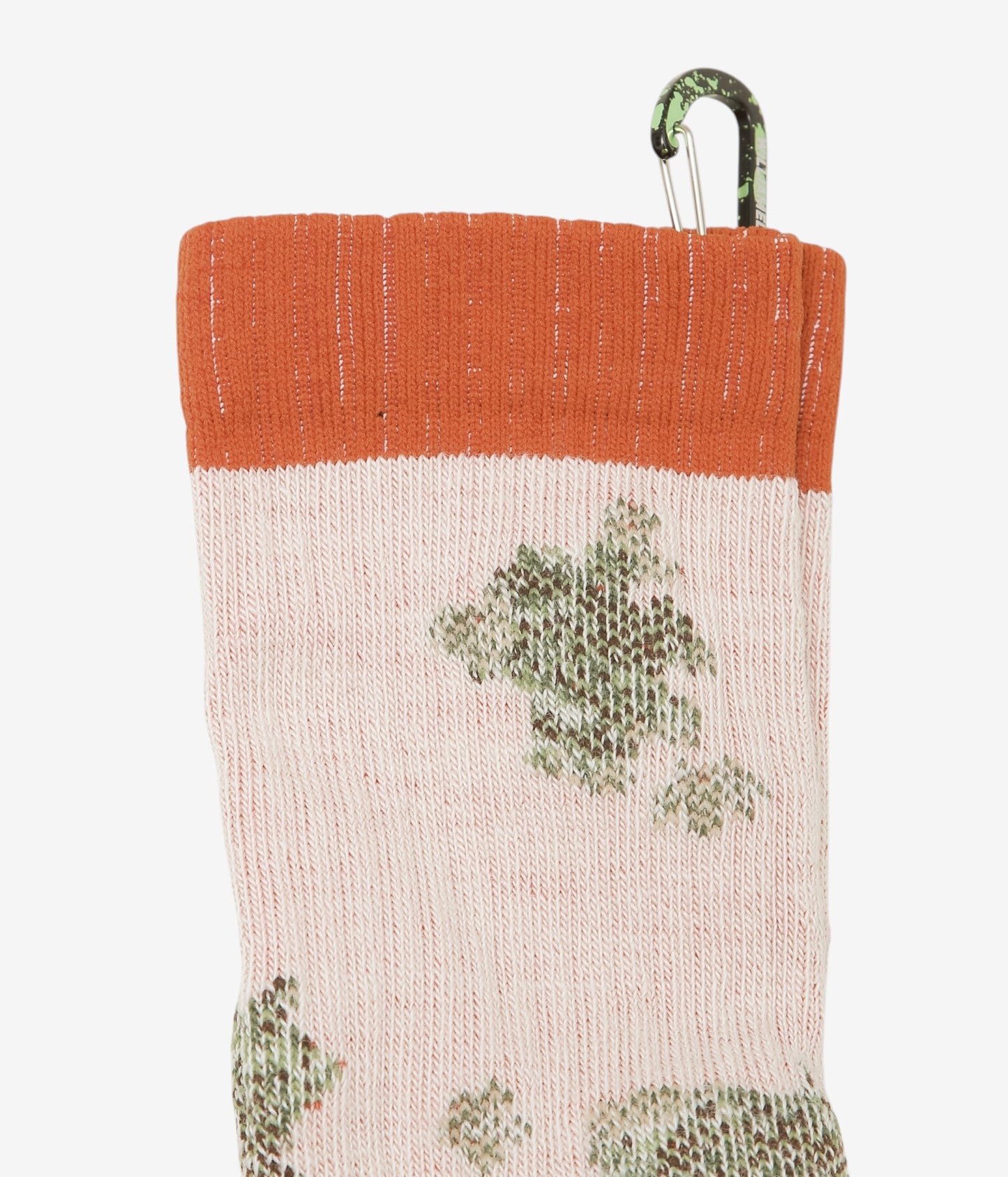 WILLIAM ELLERY ''LICHEN SOCKS'' (GREEN / ORANGE)