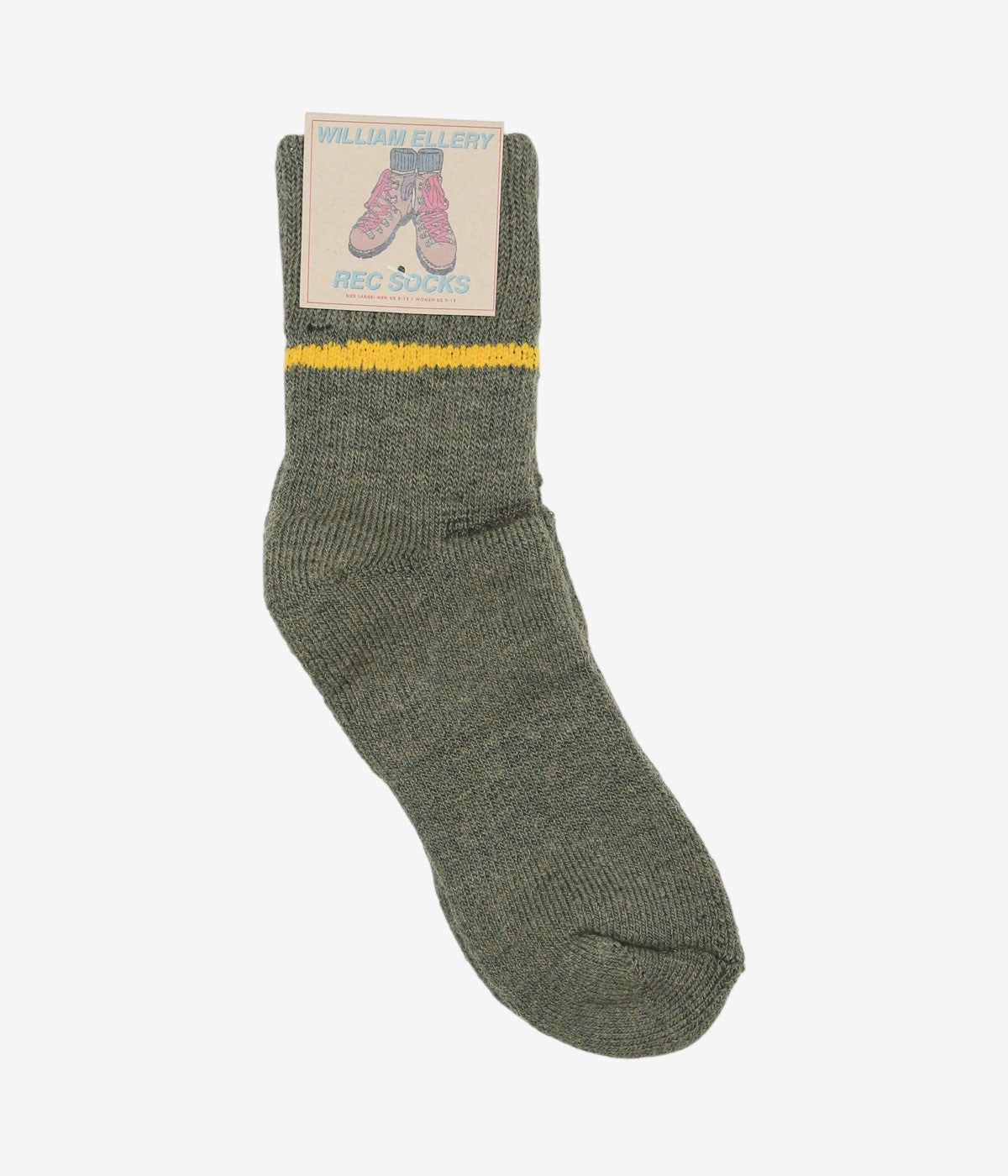WILLIAM ELLERY ''REC SOCKS'' (CANOPY GREEN)