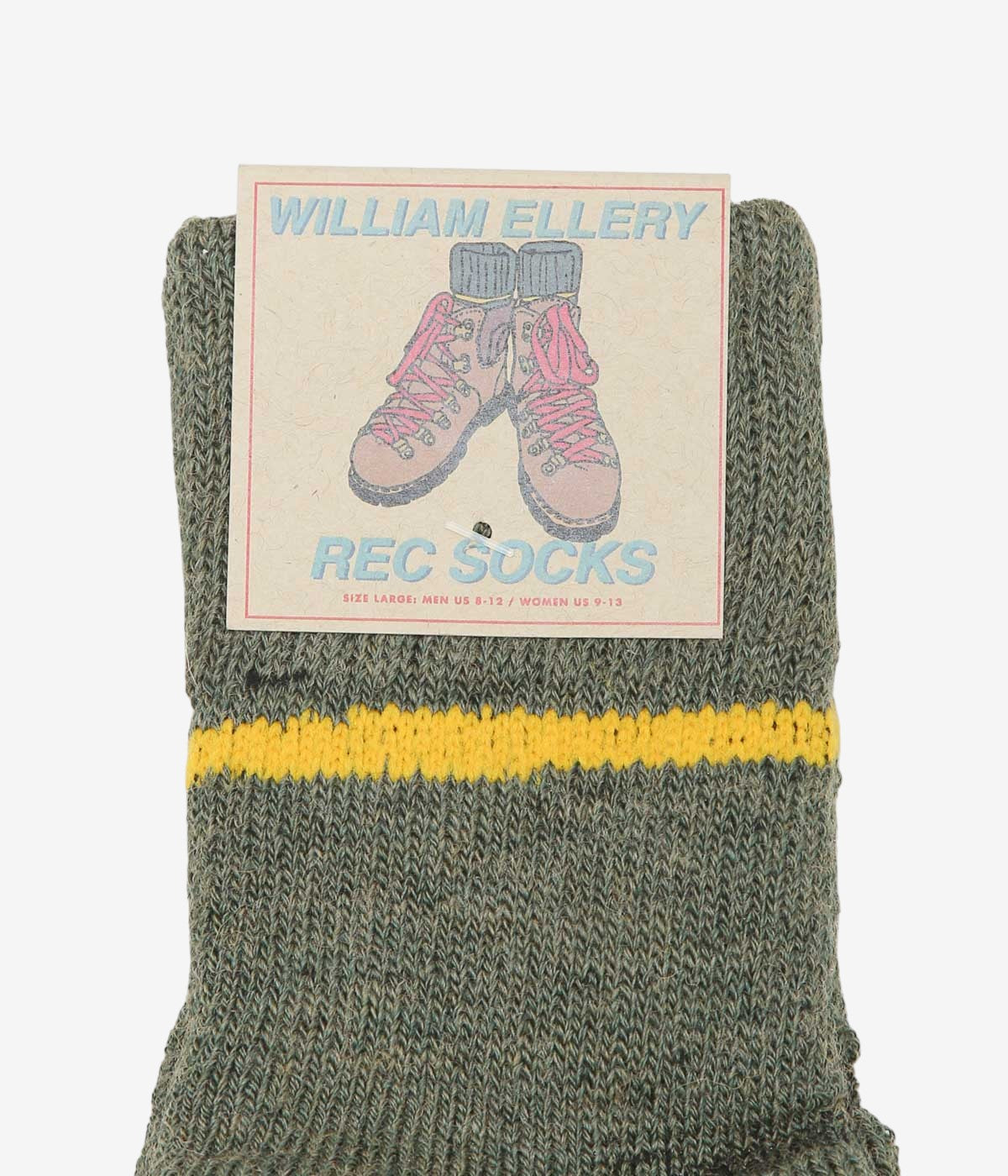 WILLIAM ELLERY ''REC SOCKS'' (CANOPY GREEN)