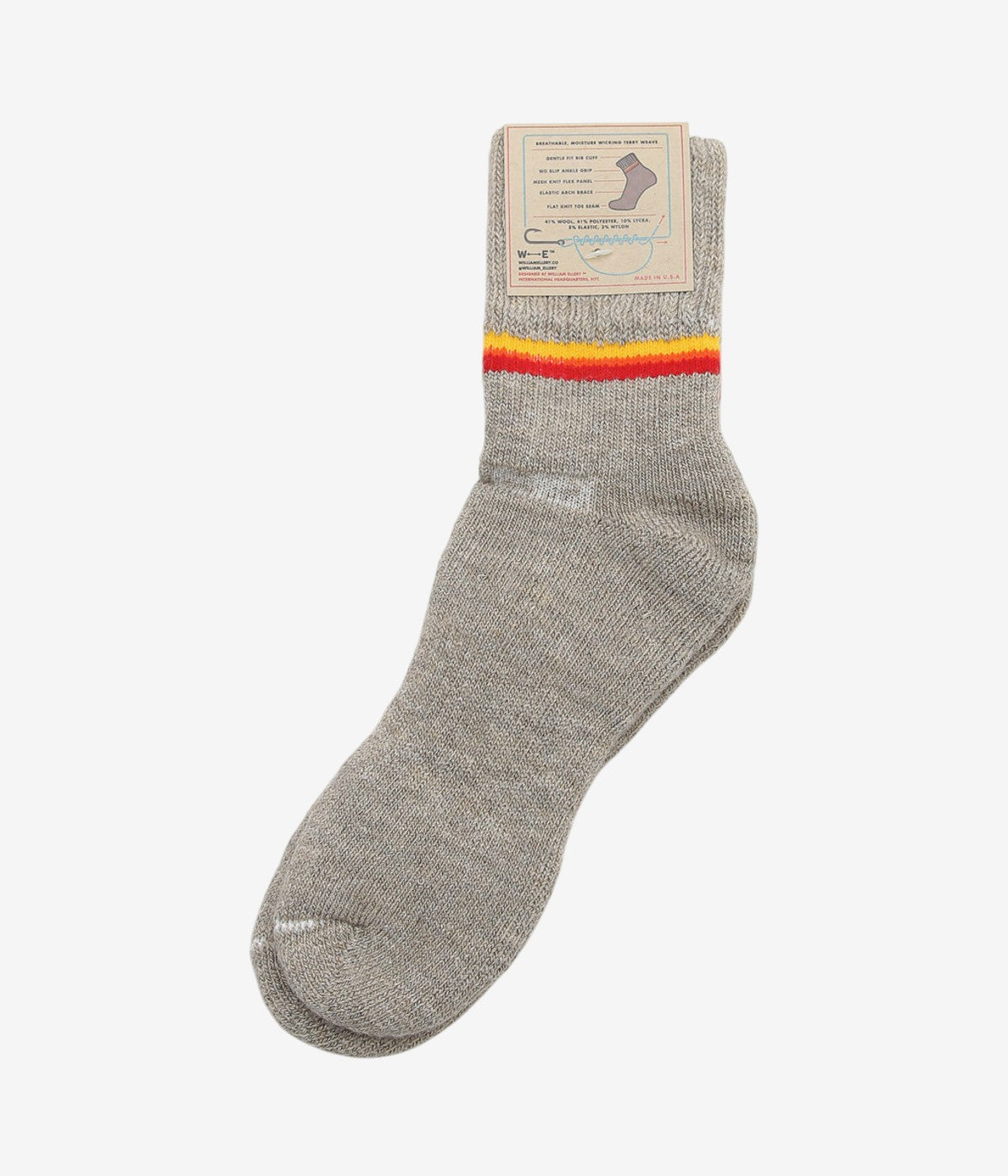 WILLIAM ELLERY ''REC SOCKS'' (VOLCANIC)