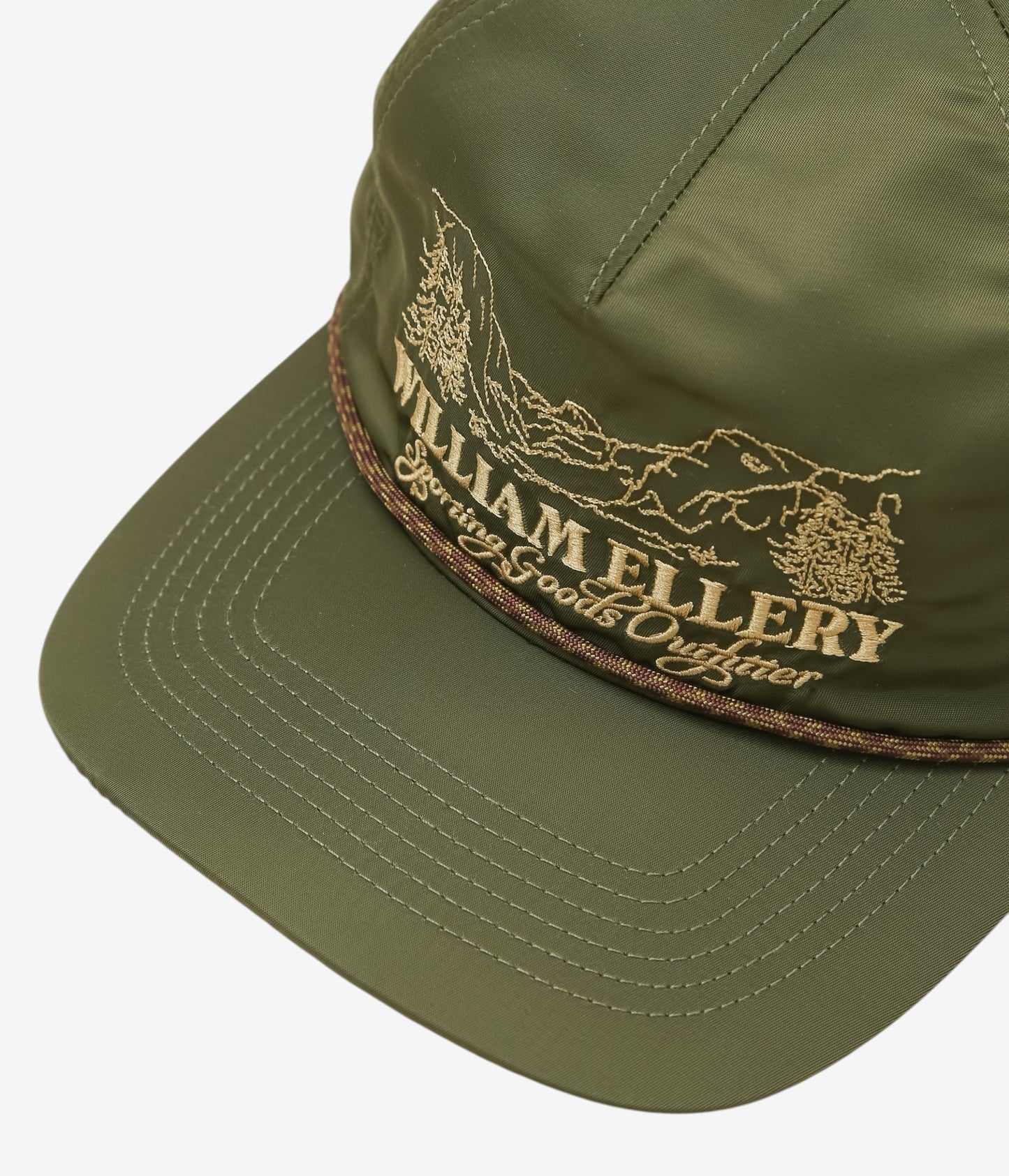 WILLIAM ELLERY ''TUNNEL VIEW HAT '' (OLIVE)