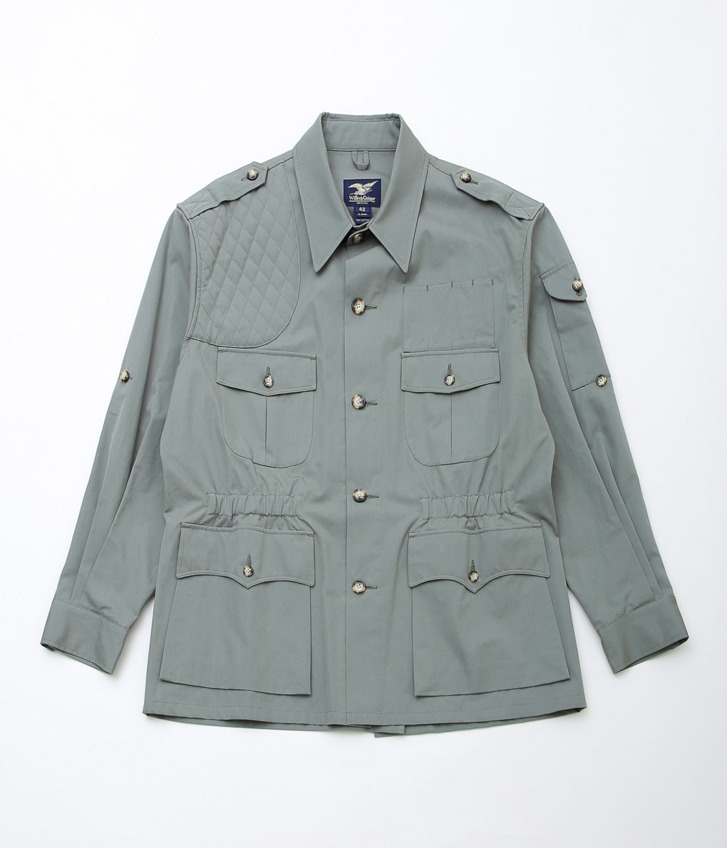 WILLIS & GEIGER ''THE HEMINGWAY BUSH JACKET'' (PEWTER)