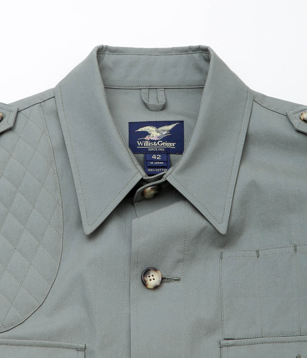 WILLIS & GEIGER ''THE HEMINGWAY BUSH JACKET'' (PEWTER)