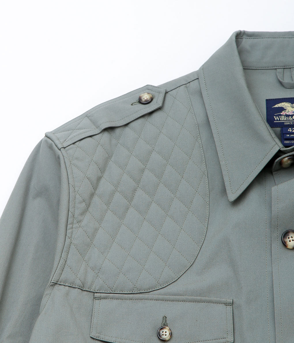 WILLIS & GEIGER ''THE HEMINGWAY BUSH JACKET'' (PEWTER)