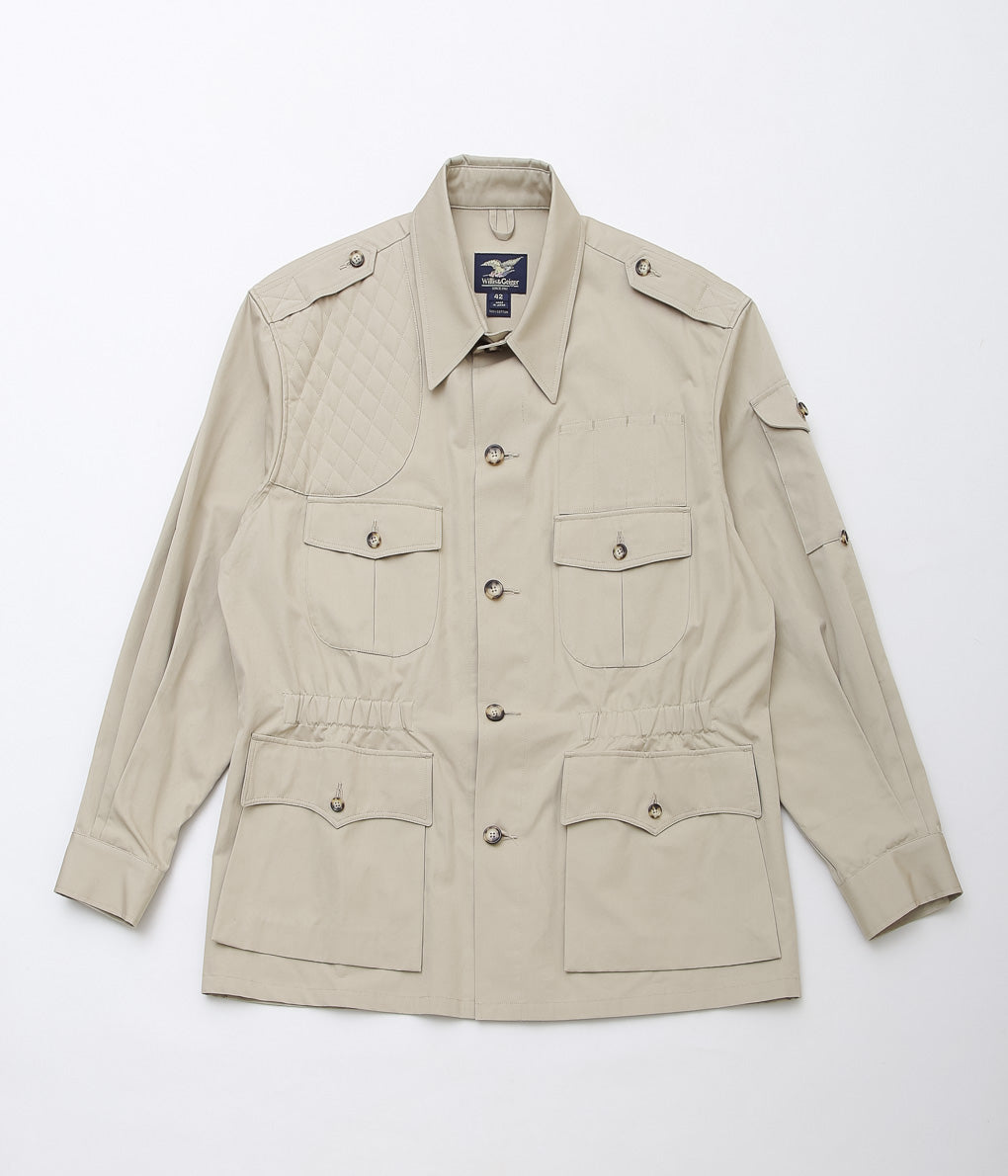 WILLIS & GEIGER ''THE HEMINGWAY BUSH JACKET'' (TAN)