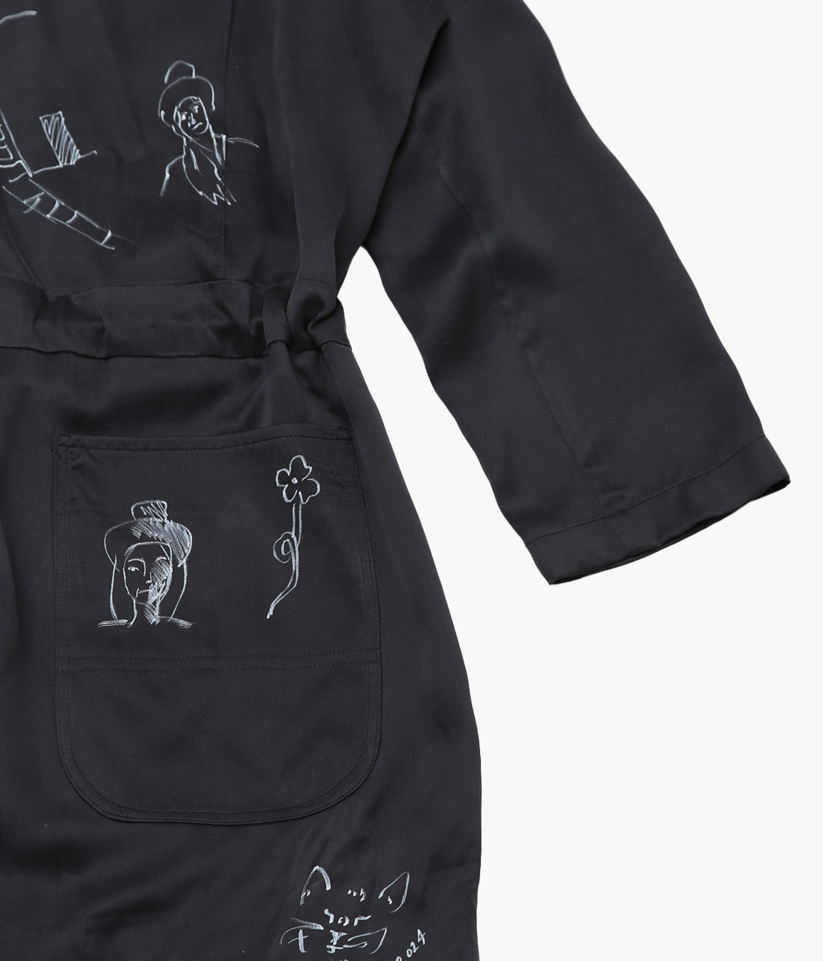 WONDEROUND ''WORKSUIT W/DRAW STRING'' (BLACK)