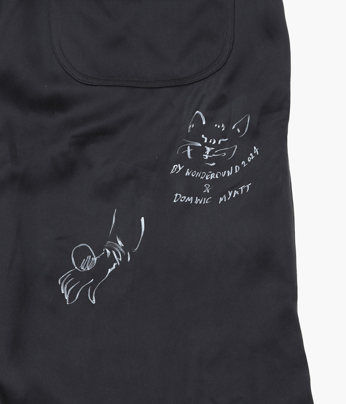 WONDEROUND ''WORKSUIT W/DRAW STRING'' (BLACK)