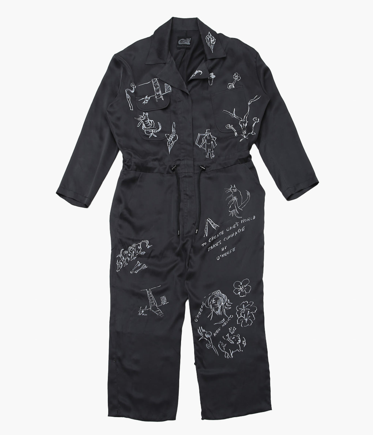 WONDEROUND ''WORKSUIT W/DRAW STRING'' (BLACK)
