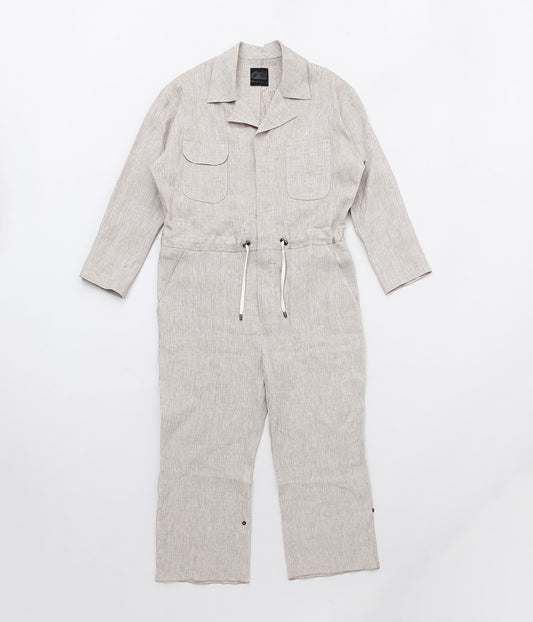 WONDEROUND ''WORKSUIT W/EMBROIDERY'' (STONE/LINEN)