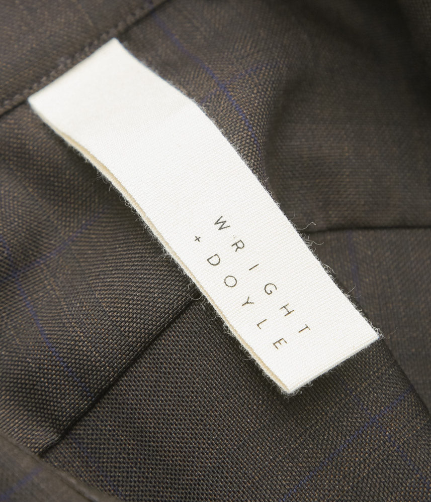 WRIGHT+DOYLE ''NATA SHIRT'' (CACO CHECK)