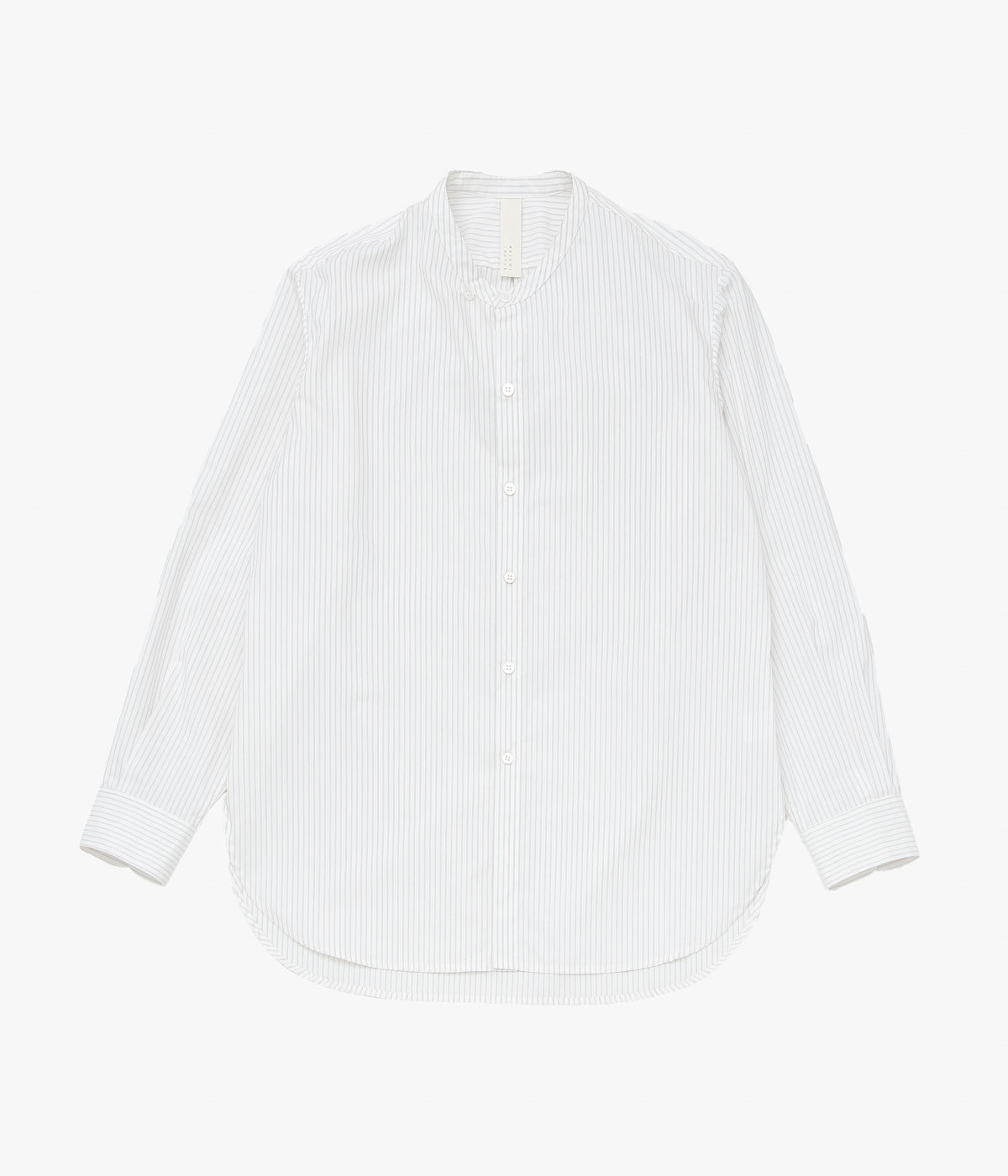 WRIGHT+DOYLE ''ROWDEN SHIRT'' (CHALK BRICK PINSTRIPE)