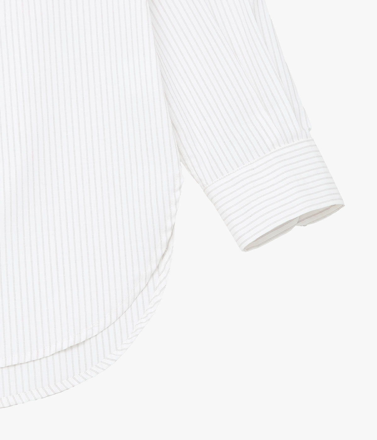 WRIGHT+DOYLE ''ROWDEN SHIRT'' (CHALK BRICK PINSTRIPE)