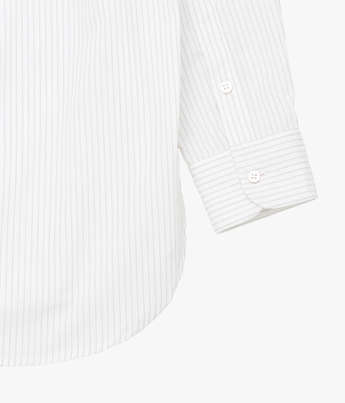 WRIGHT+DOYLE ''ROWDEN SHIRT'' (CHALK BRICK PINSTRIPE)