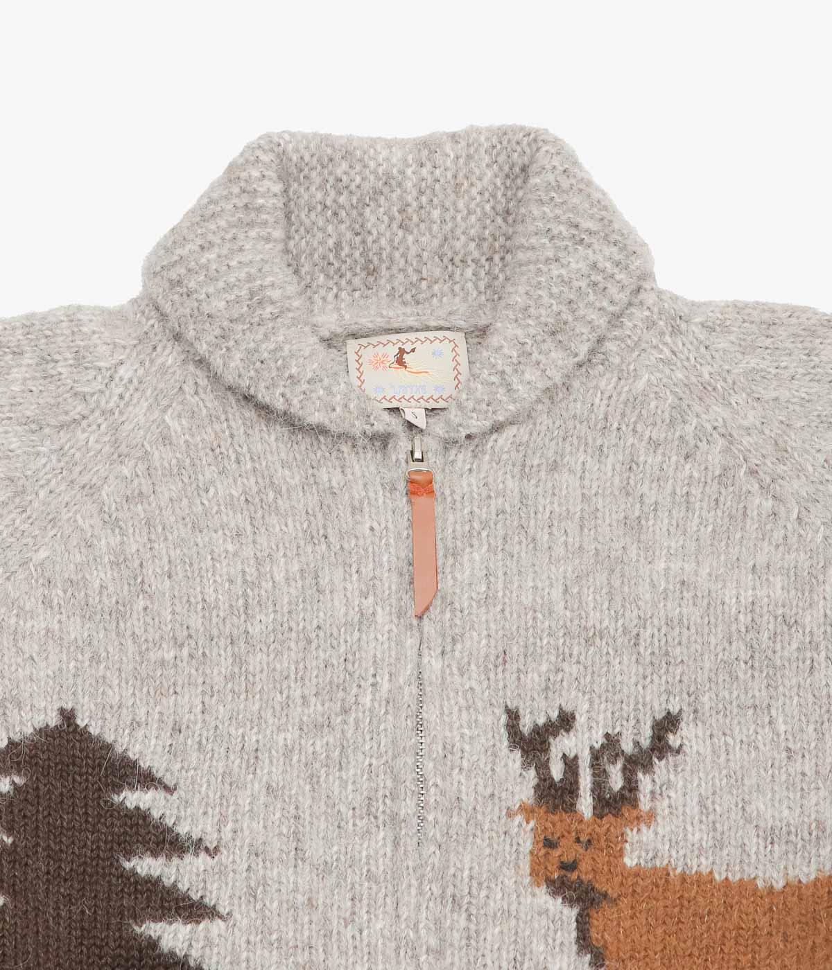 WYTHE ''ALPACA COTTON CARDIGAN'' (STAG)