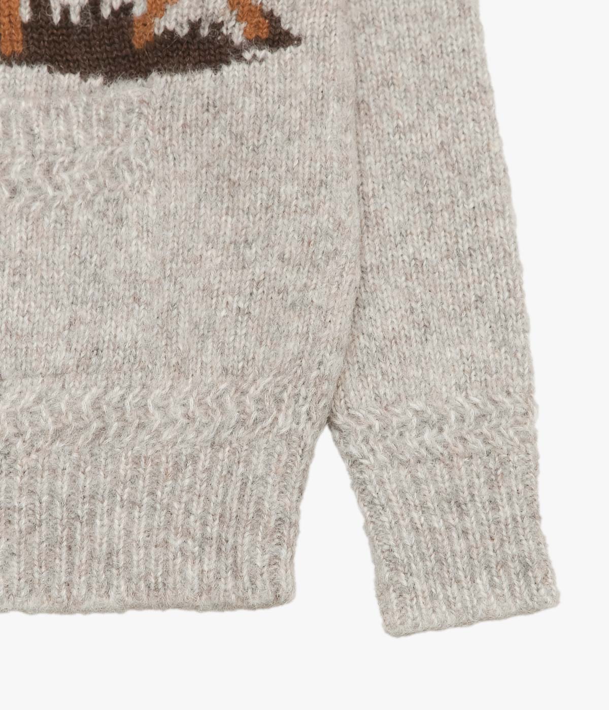 WYTHE ''ALPACA COTTON CARDIGAN'' (STAG)