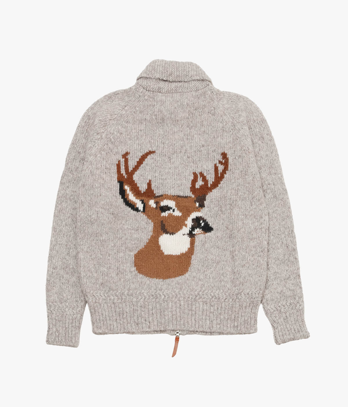 WYTHE ''ALPACA COTTON CARDIGAN'' (STAG)