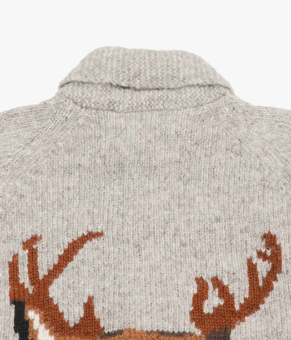 WYTHE ''ALPACA COTTON CARDIGAN'' (STAG)