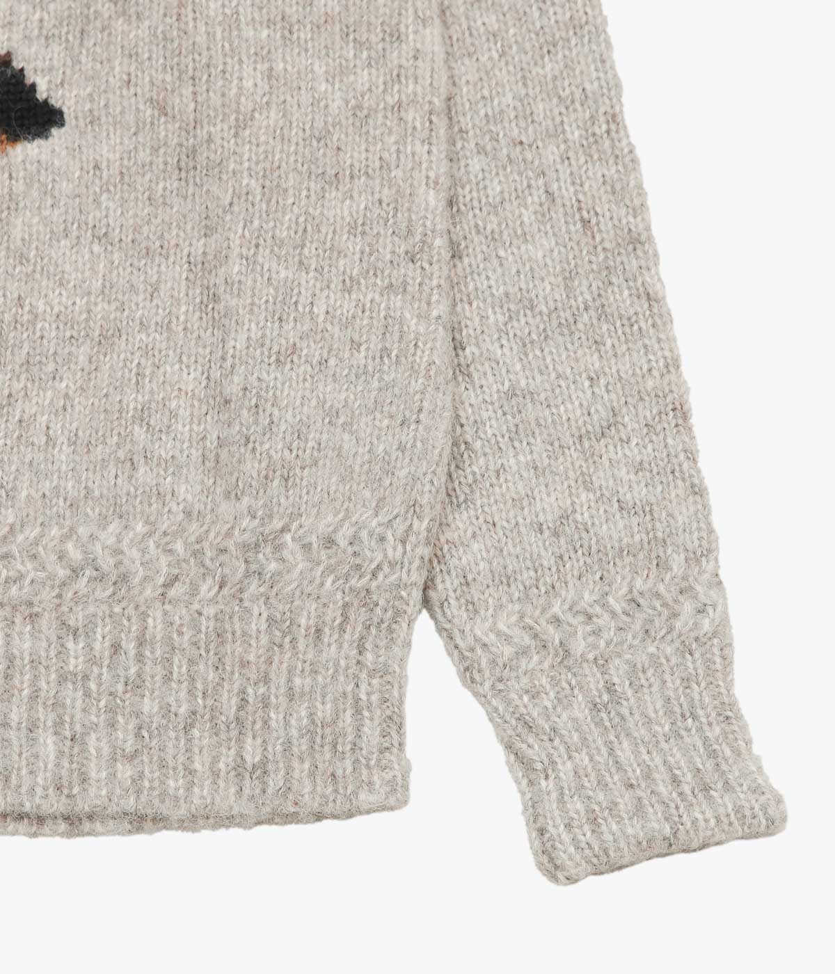 WYTHE ''ALPACA COTTON CARDIGAN'' (STAG)