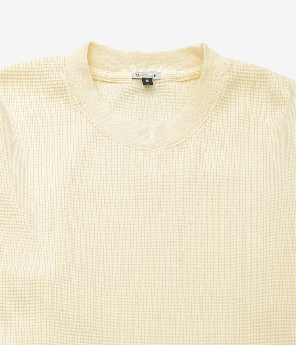 WYTHE ''COTTON WAFFLE THERMAL'' (CREAM)