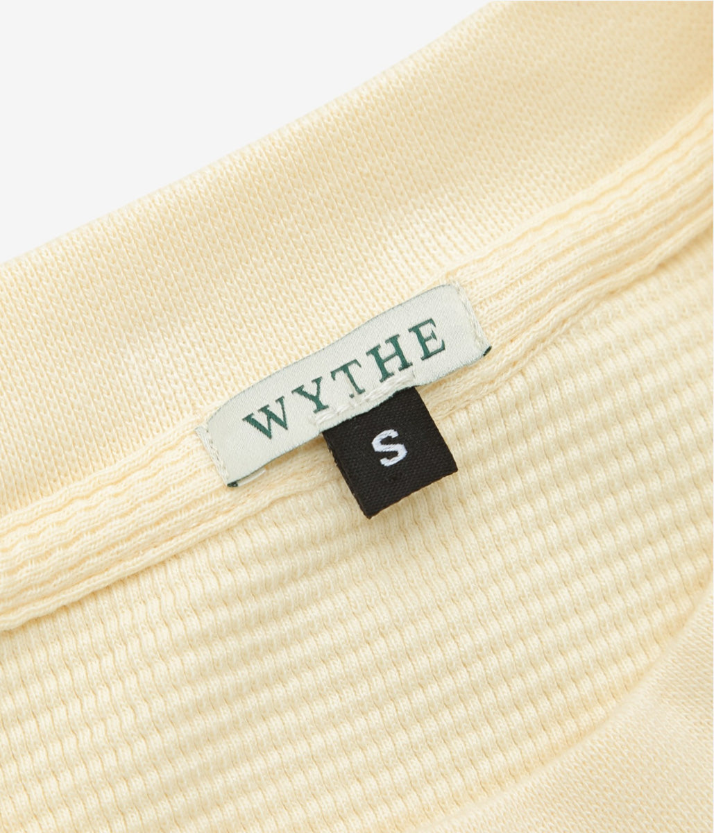 WYTHE ''COTTON WAFFLE THERMAL'' (CREAM)