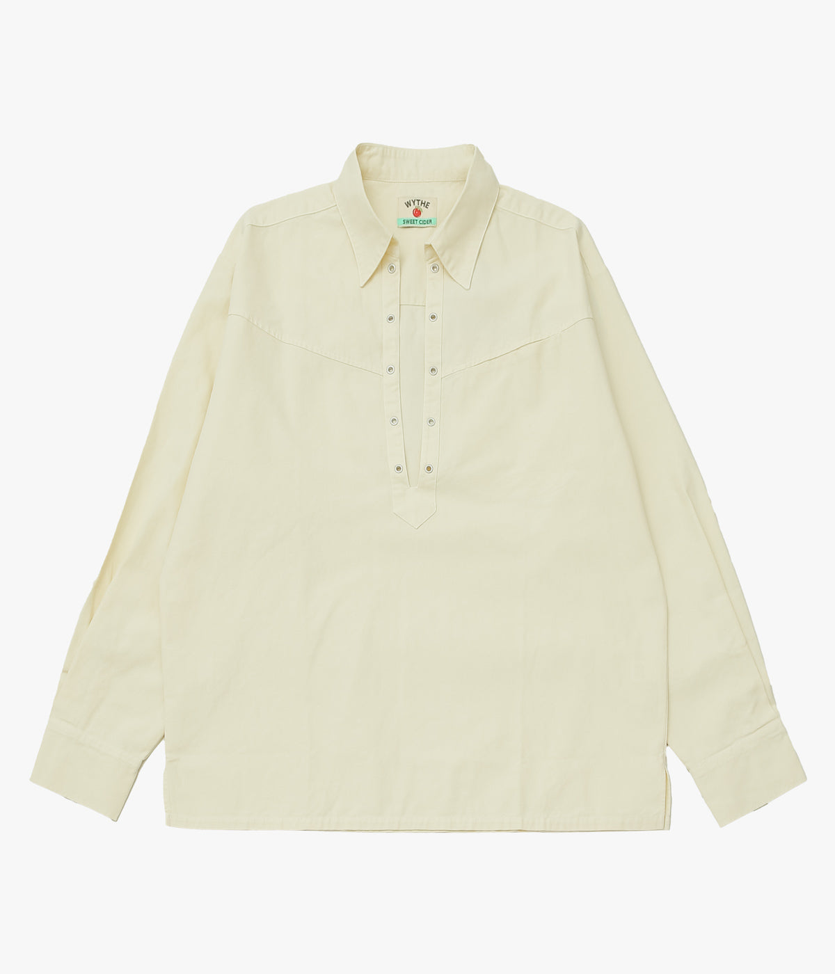 WYTHE ''DENIM PULLOVER SHIRT'' (BUTTERMILK)