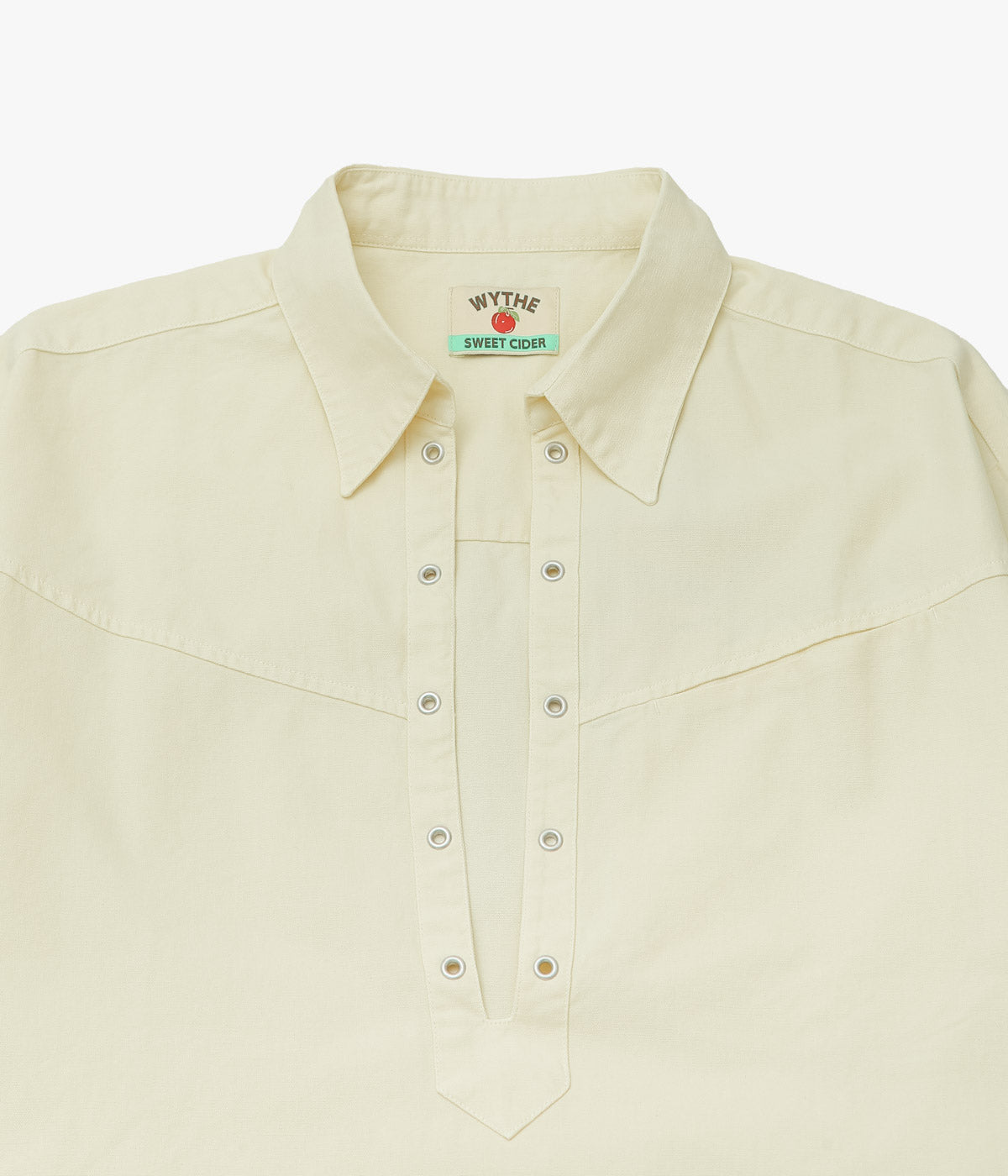 WYTHE ''DENIM PULLOVER SHIRT'' (BUTTERMILK)