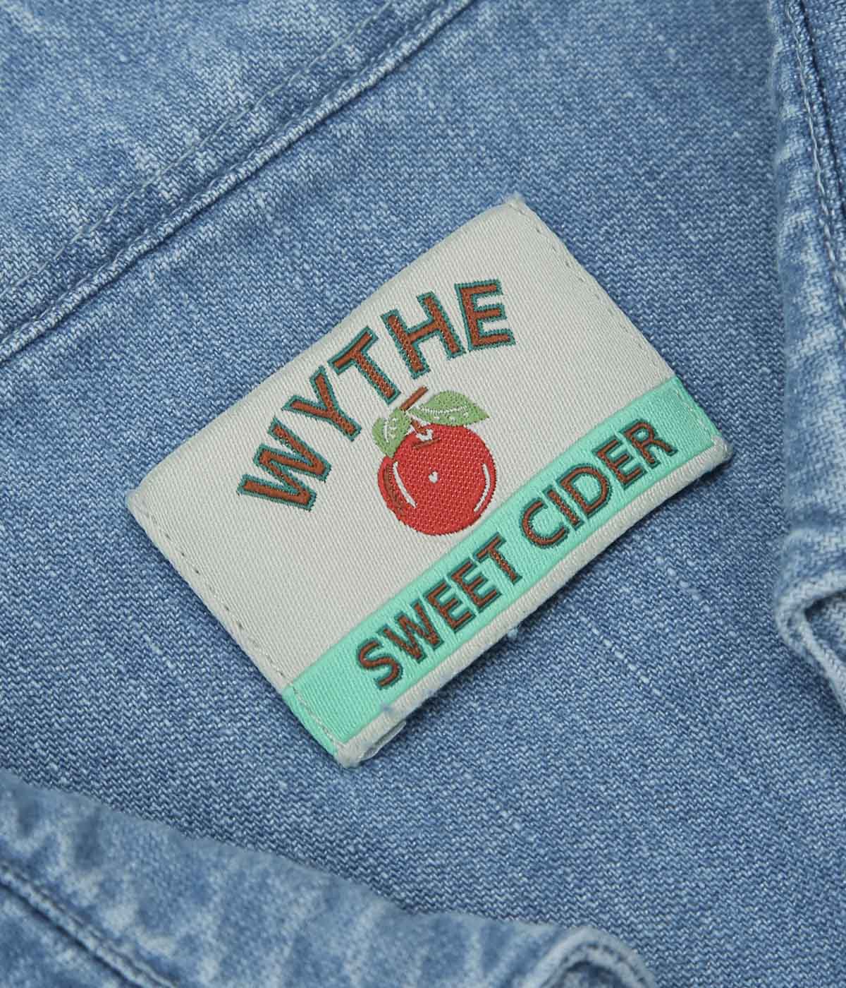 WYTHE ''DENIM PULLOVER SHIRT'' (WASHED INDIGO)