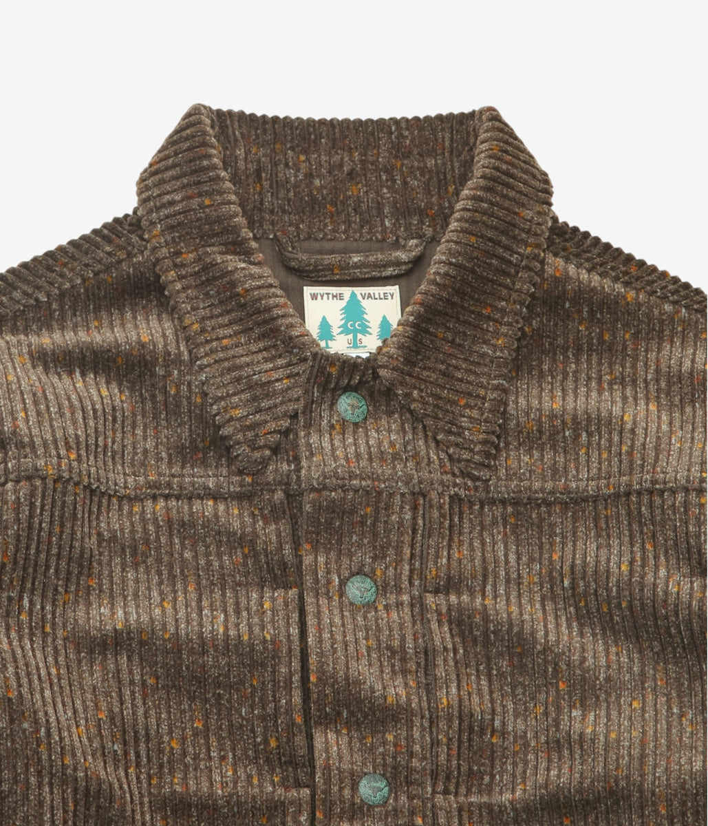 WYTHE ''DONEGAL CORDUROY RANCH JACKET'' (RUSTIC BROWN)