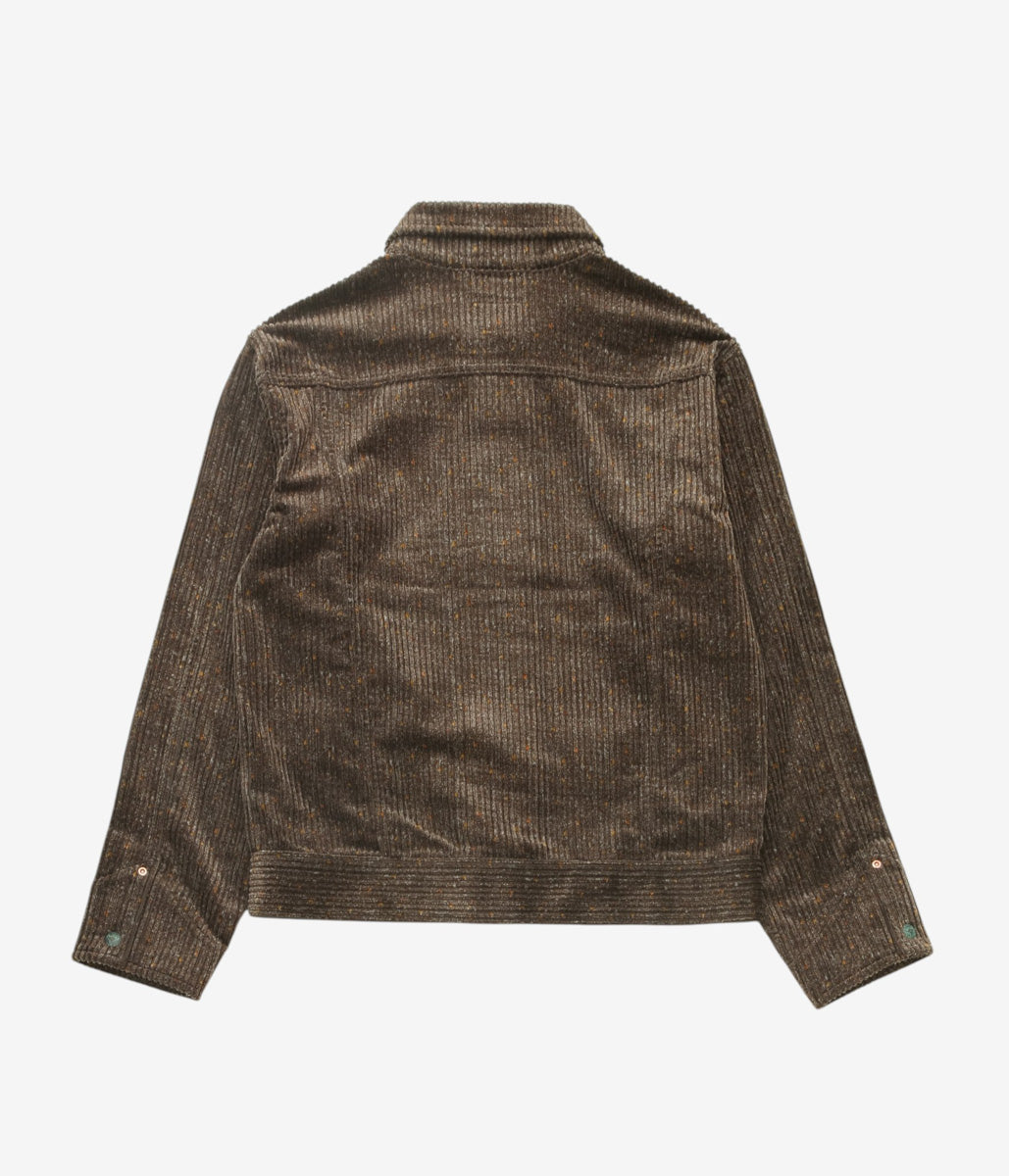 WYTHE ''DONEGAL CORDUROY RANCH JACKET'' (RUSTIC BROWN)