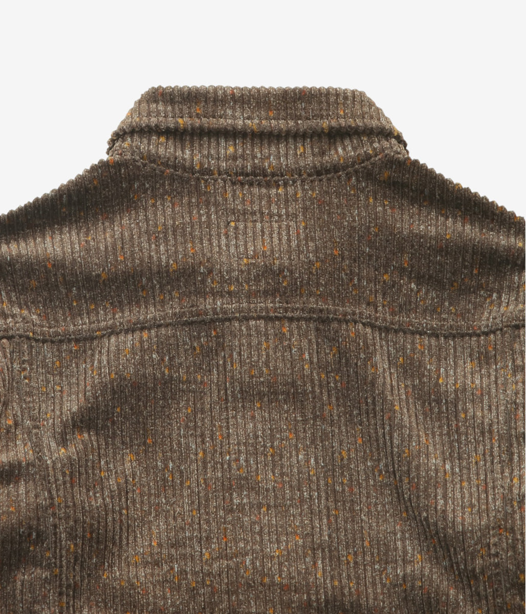 WYTHE ''DONEGAL CORDUROY RANCH JACKET'' (RUSTIC BROWN)