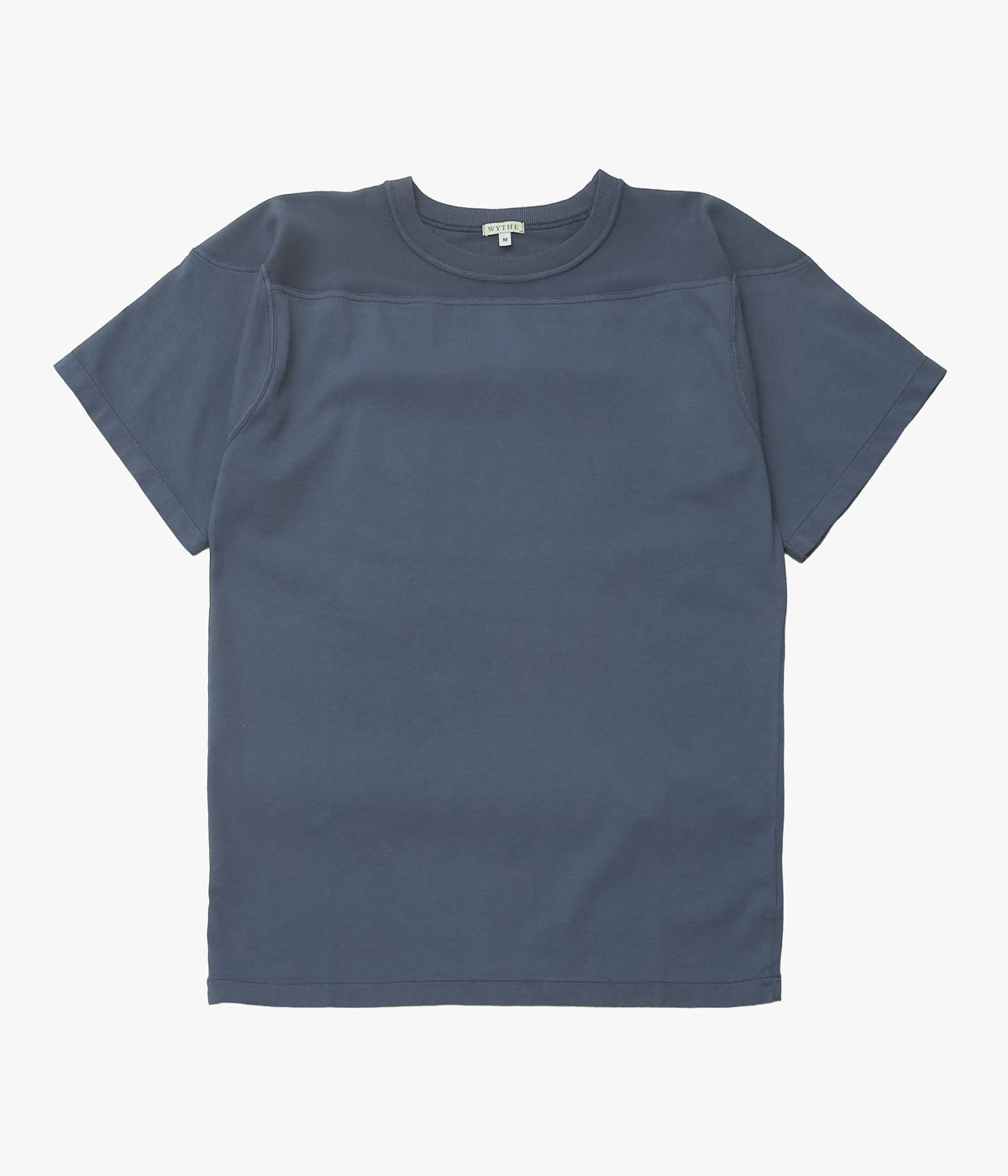 WYTHE ''FOOTBALL T-SHIRT'' (FADED NAVY)