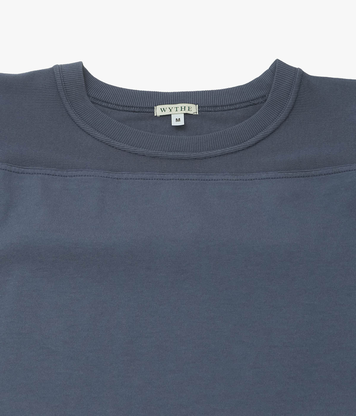 WYTHE ''FOOTBALL T-SHIRT'' (FADED NAVY)