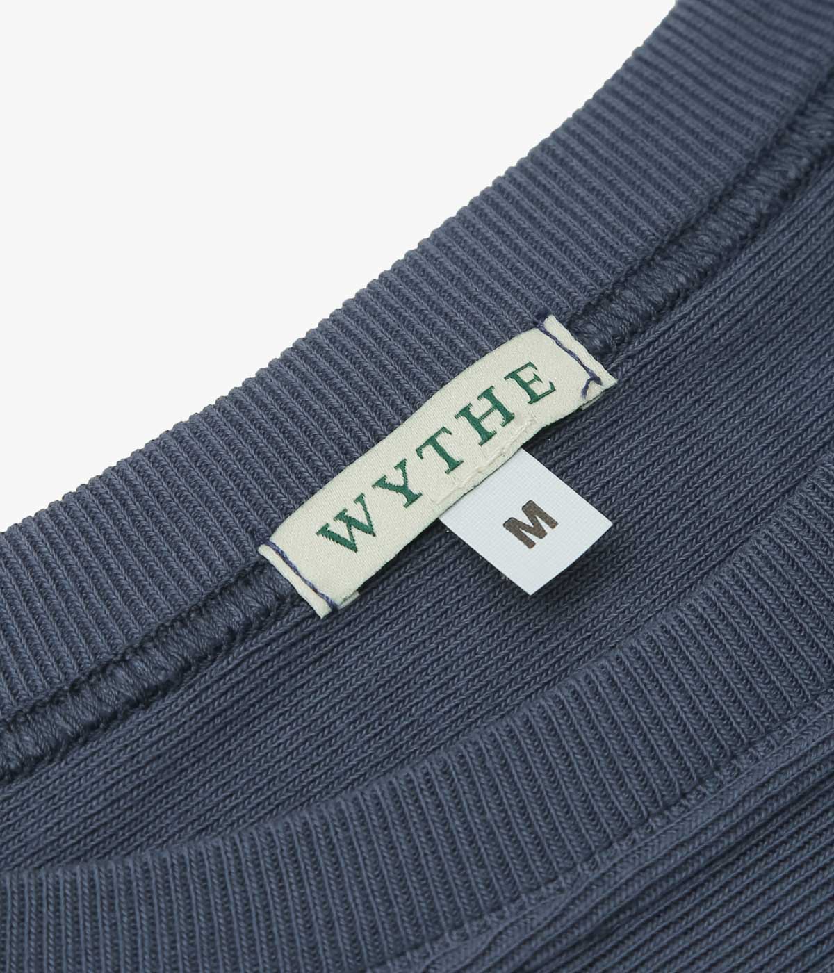 WYTHE ''FOOTBALL T-SHIRT'' (FADED NAVY)