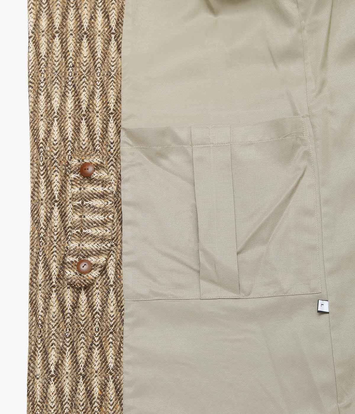 WYTHE ''RAGLAN WOOL OVERCOAT'' (DIAMOND OMBRE TWEED)