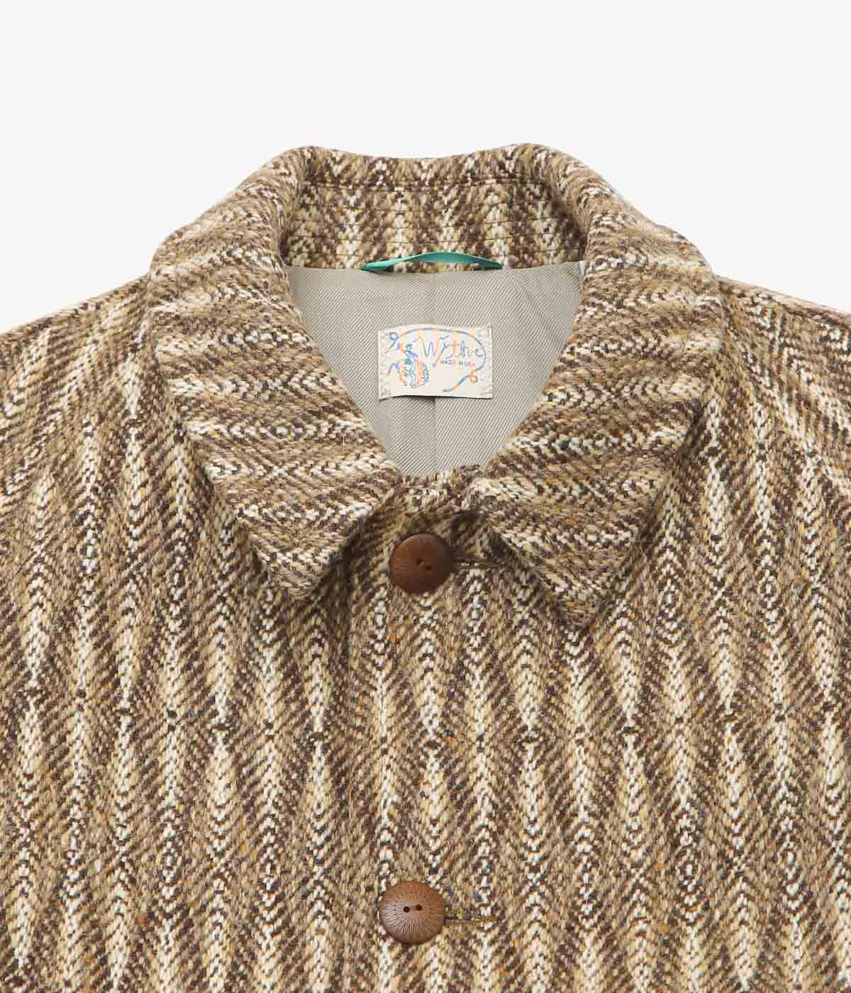 WYTHE ''RAGLAN WOOL OVERCOAT'' (DIAMOND OMBRE TWEED)