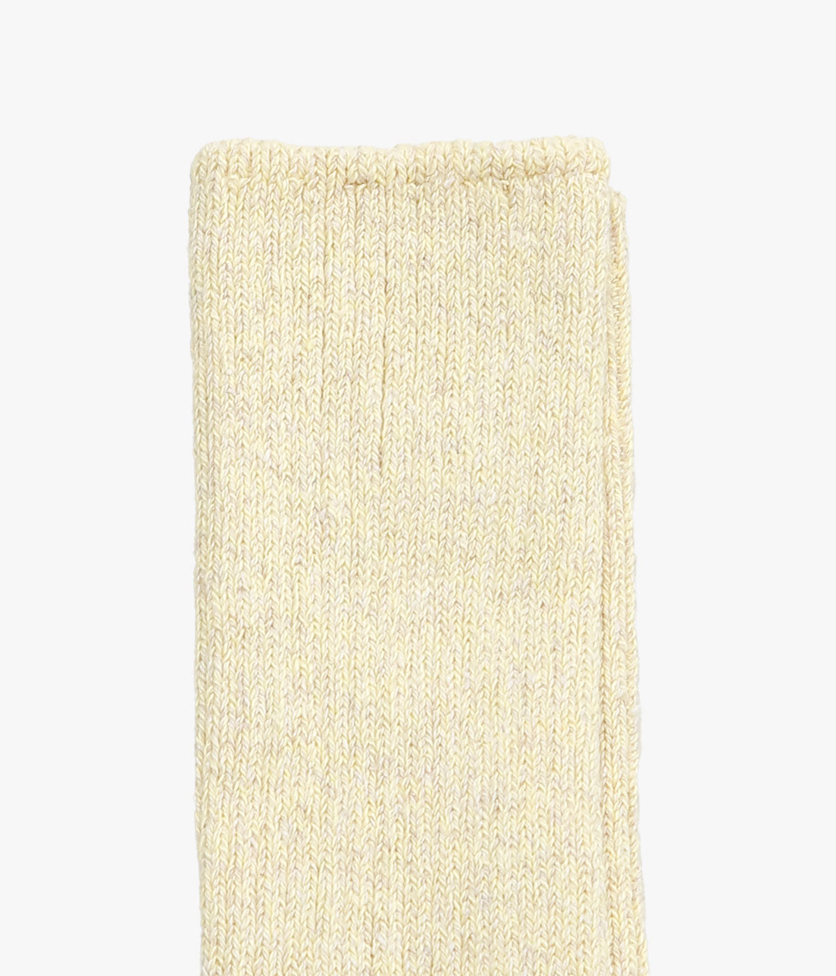 WYTHE "RECYCLED COTTON CAMP SOCKS" (SUNSHINE YELLOW MELANGE)