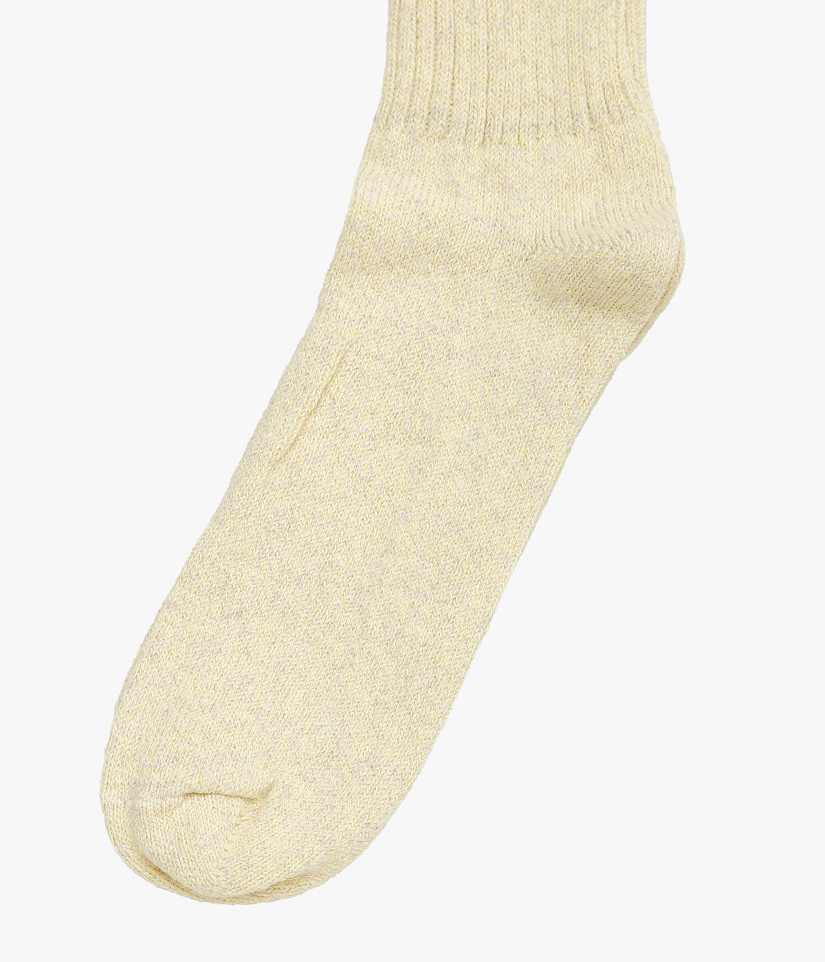 WYTHE ''RECYCLED COTTON CAMP SOCKS'' (SUNSHIN YELLOW MELANGE)