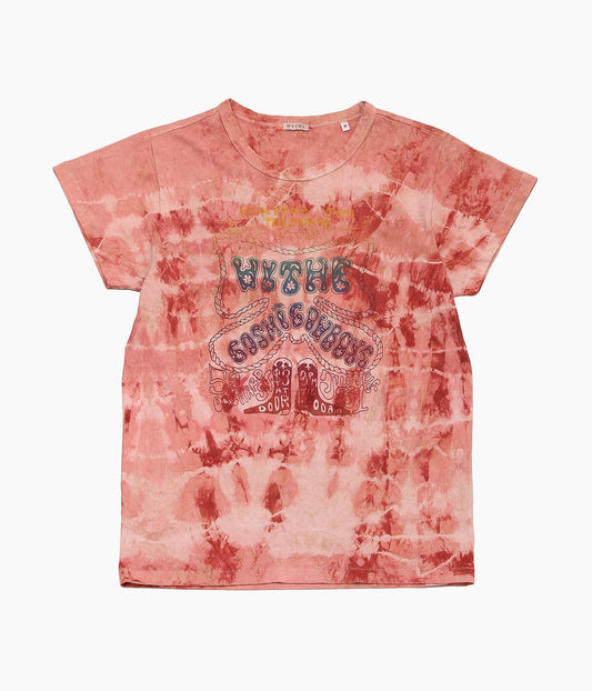 WYTHE ''SHIBORI TIE-DYE CONCERT T-SHIRT'' (MADDER)