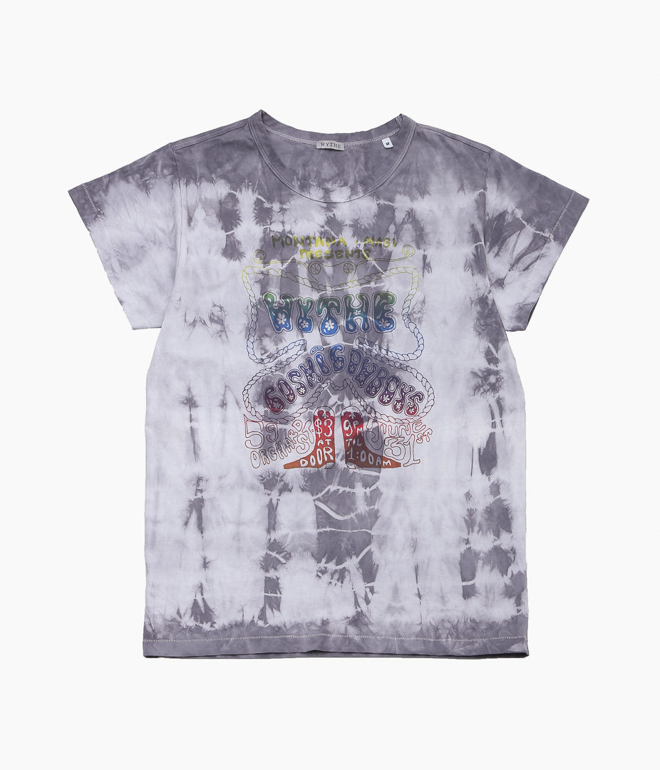 WYTHE ''SHIBORI TIE-DYE CONCERT T-SHIRT'' (TARO)