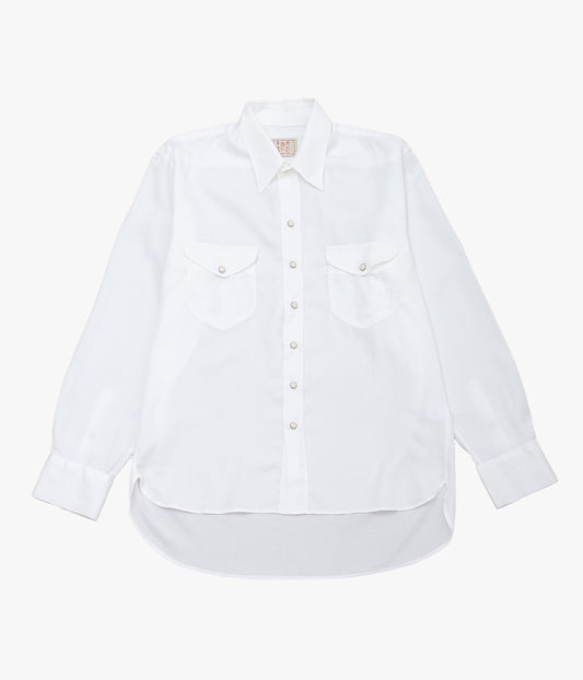 WYTHE ''TENCEL GABARDINE PEARLSNAP SHIRTS'' (NATURAL)