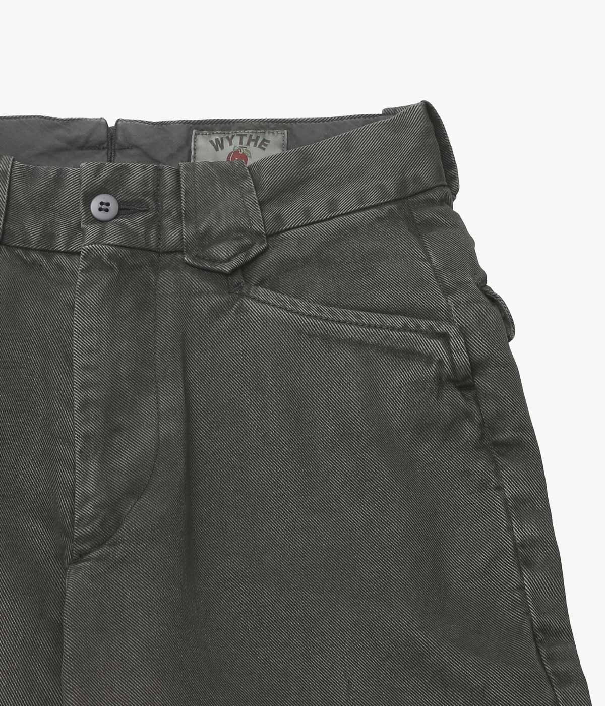 WYTHE ''TENCEL GABARDINE WESTERN PANT'' (FADED BLACK)