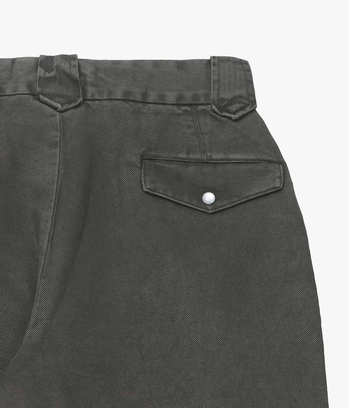 WYTHE ''TENCEL GABARDINE WESTERN PANT'' (FADED BLACK)