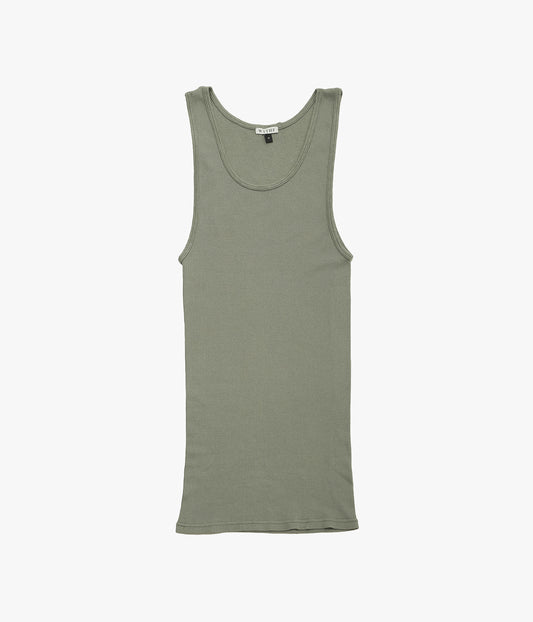 WYTHE ''TUBLAR RIBKNIT TANKTOP'' (FADED OLIVE)